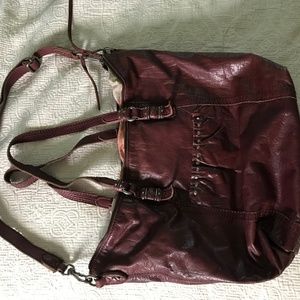 The Sak deep purple crossbody bag